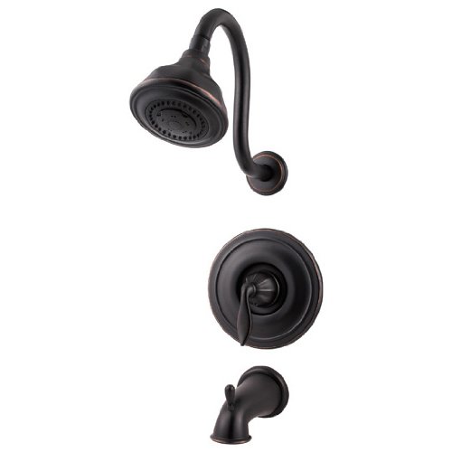 Pfister 808-LT0Y Sedona Single Handle Tub/Shower Faucet, Tuscan Bronze
