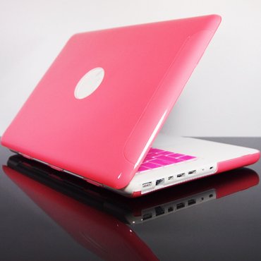 TopCase Candy PINK Hard Case Cover for New Macbook White 13