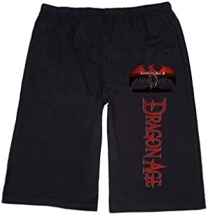 HAIHX Men's Dragon.Age.2 Lounge breeches Shorts Pants L Black