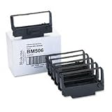 Matrix Nylon Cash Register Ribbon, Epson TM300 Black Purple, 6 Box NUKBM506 by 