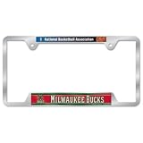 Milwaukee Bucks Official Logo Metal License Plate Frame