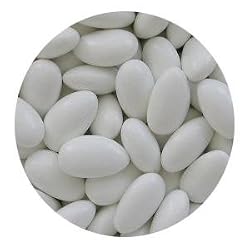 Jordan Almonds, SUPER Fine, White, 16 oz (1lb)