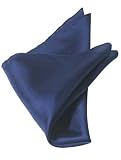 Navy 100% Silk Pocket Square