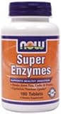 Super Enzymes ( 180 Tabs ) ( Dr. Recommended Formula ) NOW Foods