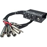 Hosa Little Bro Snake (XLR x 6 to 1/4 Inch x 2) (SH6250, 50 Foot)