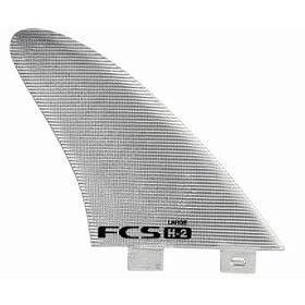 FCS H-2 Texalium Ultra-Light Epoxy Surfboard Fin Set - Large by 