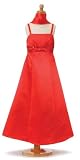 CLEARANCE New Red Satin Sequin Empire Dress ~ Flower Girl 4 to 16 Girls