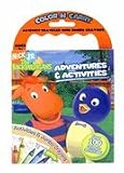 Backyardigans Color-N-Carry II Activity Travelers Book with Jumbo Crayons by Giddy Up - 4 Ea