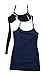 Zenana 3pk Long Tank Top Camisole W/adjustable Spaghetti Strap