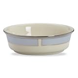 Lenox Blue Frost Platinum Banded Ivory China Fruit Bowl