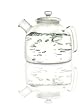 Teavana Alasdair Glass Tea Kettle