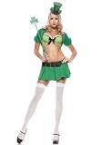 St. Patrick's Day 4PC Lucky Charmed Leprechaun Sexy Holiday Party Costume