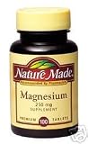 Magnesium, 250mg, Tablets, by Pharmavite - 100 Tablets