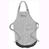 Black Color Gingham Apron