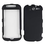 Black Rubberized Hard Case for HTC T-Mobile myTouch 4G (HD)