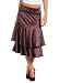 Women's Silk Satin Tiered Skirt
