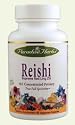 Paradise Herbs Red Ling Zhi Reishi Mushroom Extract 10:1 Concentrate, 60 count
