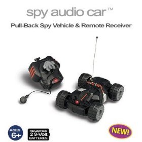 Pull-Back Spy Audio Car with Remote Receiver by Wild Planet