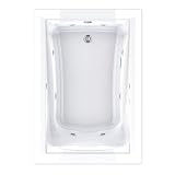 Green Tea Whirlpool Bath Tub in White