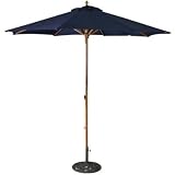 Phat Tommy Commercial Grade 8 Foot Market Umbrella - Navy Blue