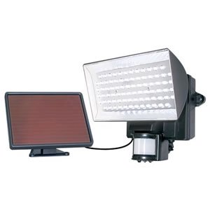 80 LED Solar-Power Motion-Activated Outdoor Light (Black)