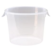 Rubbermaid Commercial Products FG572324CLR 6-Quart Round Storage Container