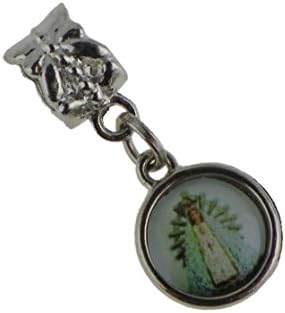 Infant of Prague Religious Pandora Style Portrait Charm Fits All Brand Charm Bracelets