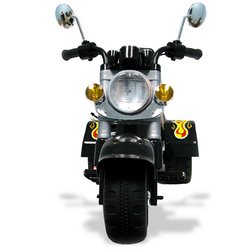 Harley-Style Battery-Operated Motorcycle - Black