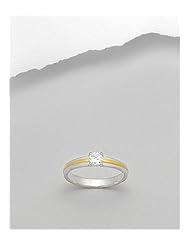 CZ Ring In 92.5 Sterling Silver