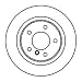 Produkt-Bild: 2 AUTEK Bremsscheiben hinten BMW 3 328Ci 325i 328i 320i 318i 325xi 320td 325Ci 320d 325ti 320Ci 320Cd 323Ci