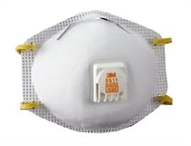 3M 8511 Particulate Sanding Respirator N95 with Valve, 10-Pack