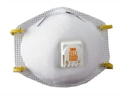 3M 8511 Particulate Sanding Respirator N95 with Valve, 10-Pack