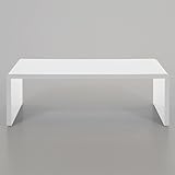 Couchtisch LARS, weiß, Hochglanz