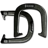 Gordon Professional Pitching Horseshoes - NHPA Sanctioned for Tournament Play - Drop Forged Construction - One Pair (2 Shoes) - Black Finish - Medium Weight