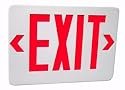 Morris 73010 Red LED Wh Housing Exit Sign LED Exit Light