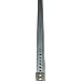 Tapco 054-00043 Galvanized Steel Square Post, 8' Length x 2" Width x 2" Depth x 0.075" Thick