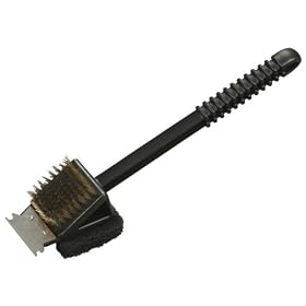 Char-Broil 2185041 V-Shaped Double-Sided Grill Scrubber Brush by 