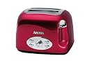 Aroma ATS-272R 2-Slice Cool-Touch Toaster, Red