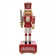 Collegiate 12" Wind-Up Musical Nutcracker - Nebraska