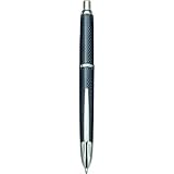 Pilot Vanishing Point Collection Ball Point Pen, Blue Carbonesque with Rhodium Accents, Medium Point (60428)