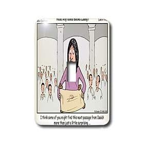 Rich Diesslins Funny Cartoon Gospel Cartoons - Jesus - Read Any Good Books Lately - Light Switch Covers - single toggle switch