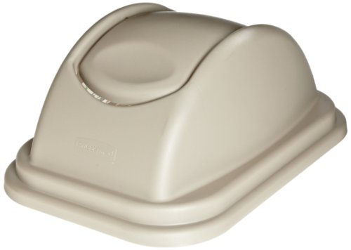 Rubbermaid commercial fg306600beig untouchable rectangu…