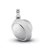 Buy 2-1 2 Metal Ball Caster, Bright Chrome, with 3 8 x 1 Grip Ring Stem by Shepherd