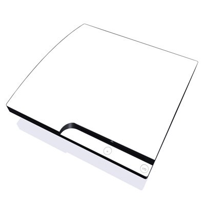 Solid State White Design Skin Decal Sticker for the Playstation 3 PS3 SLIM Console