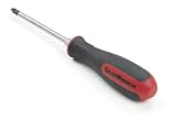GearWrench 80007 #2 x 4-Inch Phillips with Bolster Dual Material Screwdriver