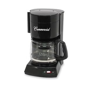 Click here to buy Commercial Coffeemaker, 12-Cup, 10x9x14, Black (CFPCP333B) Category: Coffee Makers and... by CoffeePro.