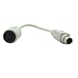 SF Cable, AT Keyboard Cable Adapter, PS/2 (MiniDin6) Male to Din5 Female (6 inches)