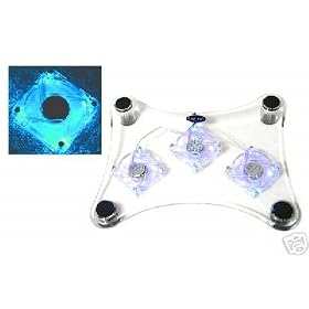 My-Link USB CRYSTAL 3 fans Cooler Pad for Laptop, notebook, Xbox, Etc.