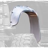 Bushwacker 40009-11 Chevrolet GMC Cut-Out Fender Flare - Front Pair by Bushwacker