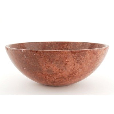 Rojo Alicante Marble Stone Vessel Sink